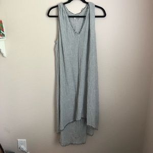 Madewell high low dress